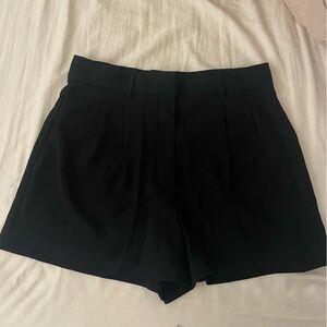 Babaton High Waist Classic Black Shorts